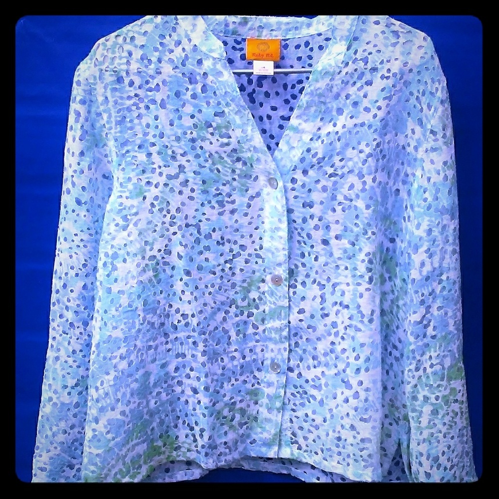 Ruby Road Long Sleeve spring blouse 14